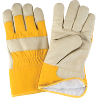 Gants d'ajusteur doubl&eacute;s pour l'hiver, Grand, Paume en Cuir fleur de porc, Doublure en Boa Pathway Supply LP