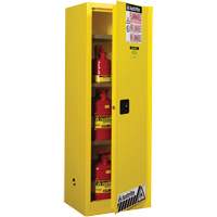 Sure-Grip&reg; EX Slimline Flammable Safety Cabinet, 22 gal., 1 Door, 23.25" W x 65" H x 18" D Pathway Supply LP