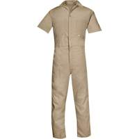 Short Sleeved Coveralls, Men's, Tan, Size 2X-Large (Tall) Pathway Supply LP