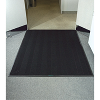 Tapis Waterhog Eco Elite, Essuie-pieds/grattoir, 4' x 6' x 3/8", Fum&eacute;e noire Pathway Supply LP