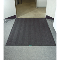 Tapis Waterhog Eco Elite, Essuie-pieds/grattoir, 4' x 6' x 3/8", Cendre grise Pathway Supply LP