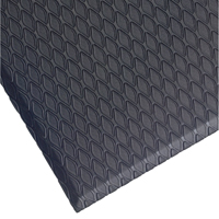 Tapis Cushion Max, Losange, 2' x 3' x 5/8", Charbon, Nitrile/PVC Pathway Supply LP