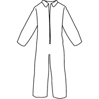Pyrolon&reg; Plus 2 Disposable FR Coveralls, Small, Blue, FR Treated Fabric Pathway Supply LP