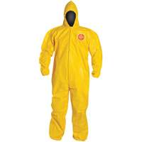 Hooded Coveralls, Tychem&reg; 2000, 3X-Large, Yellow Pathway Supply LP