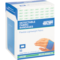 Bandages, Rectangular/Square, 3", Fabric Metal Detectable, Sterile Pathway Supply LP
