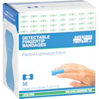 Bandages, Fingertip, 3", Fabric Metal Detectable, Sterile Pathway Supply LP