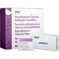Lingettes antiseptiques au chlorure de benzalkonium, Serviette, Antiseptique Pathway Supply LP