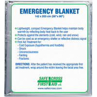 Rescue Foil Blankets, Aluminized Polyester Pathway Supply LP