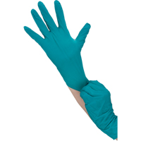 Gants jetables TouchNTuff, 7, Nitrile, 5 mils, Poudr&eacute;s, Vert Pathway Supply LP