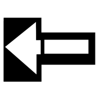 Pochoirs pour parc de stationnement, Anglais, 12" x 37" Pathway Supply LP