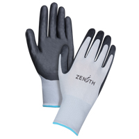 Gants l&eacute;gers enduits et respirants, 10/T-Grand, R&ecirc;vetement Mousse de nitrile, Calibre 13, Enveloppe en Polyester Pathway Supply LP