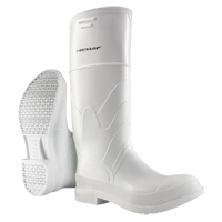 White Boots, PVC, Size 6 Pathway Supply LP