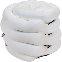 Barrage absorbant de premi&egrave;re qualit&eacute;, Huile seulement, 10' lo x 5" la, Absorption 35 gal., 4 /pqt Pathway Supply LP