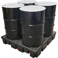 Nestable Spill Pallet Without Drain, 66 US gal. Spill Capacity, 49" x 49" x 10.5" Pathway Supply LP