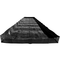 Economy Berms, 748 gal. Capacity, 10' W x 10' L x 12" H, L-Bracket Pathway Supply LP