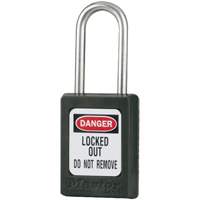 Cadenas de s&eacute;curit&eacute; S31 Zenex, Noir, Cl&eacute;s identiques, Thermoplastique, Largeur de 1-3/8" Pathway Supply LP