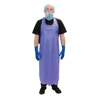 Vinyl Aprons, Vinyl, Blue, 35" W x 45" L Pathway Supply LP