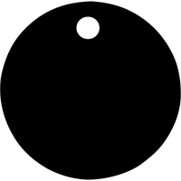 Blank Tags, Aluminum, 1.5" dia Pathway Supply LP