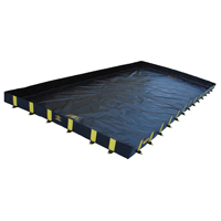 Rigid-Lock QuickBerm&reg;, 1795 gal. Capacity, 12' W x 20' L x 12" H, Stake Wall Pathway Supply LP