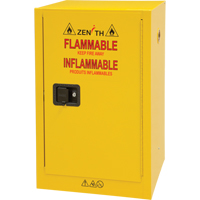 Flammable Storage Cabinet, 12 gal., 1 Door, 23" W x 35" H x 18" D Pathway Supply LP