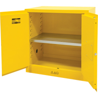 Flammable Storage Cabinet, 22 gal., 2 Door, 35" W x 35" H x 22" D Pathway Supply LP
