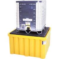 Ultra-IBC Spill Pallet&reg; with Drain, 400 US gal. Spill Capacity, 58.75" x 58.75" x 33" Pathway Supply LP