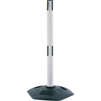Dual Line Heavy Duty Receiver Post, 38" High, White Pathway Supply LP