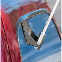 Safety Whip&reg; Light-Duty Whips, Window Mount, 5' High, Orange Pathway Supply LP