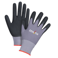ZX-1 Premium Touchscreen Compatible Gloves, 6/X-Small, Foam Nitrile Coating, 15 Gauge, Nylon Shell Pathway Supply LP