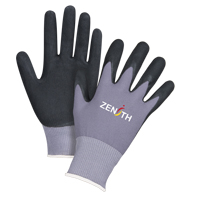 ZX-1 Premium Touchscreen Compatible Gloves, 8/Medium, Nitrile/Foam Nitrile Coating, 15 Gauge, Nylon Shell Pathway Supply LP