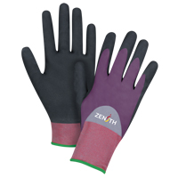 Gants enduits de premi&egrave;re qualit&eacute; ZX-2, 11/2T-Grand, R&ecirc;vetement Nitrile/Mousse de nitrile, Calibre 18, Enveloppe en Nylon Pathway Supply LP
