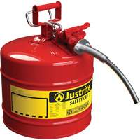 AccuFlow Safety Cans, Type II, Steel, 1 US gal., Red, FM Approved/UL/ULC Listed Pathway Supply LP