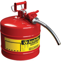 AccuFlow Safety Cans, Type II, Steel, 5 US gal., Red, FM Approved/UL/ULC Listed Pathway Supply LP