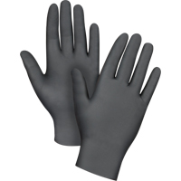 Puncture-Resistant Medical-Grade Disposable Gloves, Small, Nitrile, 5-mil, Powder-Free, Black, Class 2 Pathway Supply LP