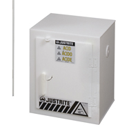 Solid Polyethylene Acid Cabinets, 6 x 0.66043 Gal., 17" x 22" x 17" Pathway Supply LP