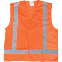 Veste de s&eacute;curit&eacute; pour la circulation, Orange haute visibilit&eacute;, Moyen, Polyester Pathway Supply LP