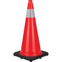 Premium Traffic Cone, 28", Orange, 4" Reflective Collar(s) Pathway Supply LP