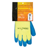 Gants haute visibilit&eacute; doubl&eacute;s d'acrylique de caoutchouc naturel, 7, R&ecirc;vetement Latex de caoutchouc, Calibre 7, Enveloppe en Acrylique Pathway Supply LP