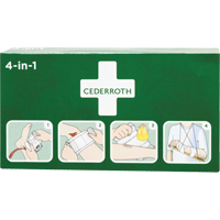 Coagulant 4-dans-1 cederroth, 9" lo x 5-1/2" la Pathway Supply LP