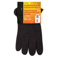 Jersey Gloves, Large, Brown, Red Fleece, Slip-On Pathway Supply LP