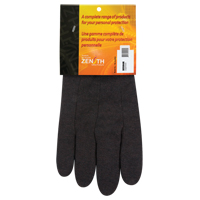 Jersey Gloves, Large, Brown, Unlined, Knit Wrist Pathway Supply LP