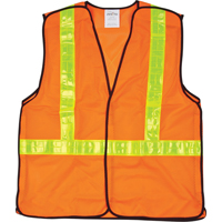 Veste de s&eacute;curit&eacute; pour la circulation d&eacute;tachable en cinq points, Orange haute visibilit&eacute;, Grand, Polyester Pathway Supply LP