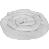 Remblais tubulaire absorbant, Huile seulement, Absorption 45 gal., 3" la x 10' lo, Pqt de 10 Pathway Supply LP