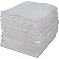 Premium Bonded Sorbent Pads, Oil Only, 15" x 17", 30 gal. Absorbancy Pathway Supply LP