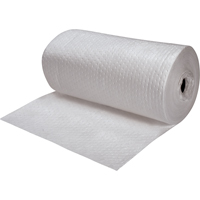 Premium Fine Fiber Sorbent Rolls, Heavyweight, 150' L x 30" W, 50 gal. Absorbancy Pathway Supply LP