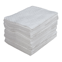 Premium Laminated (SMS) Sorbent Pads, Oil Only, 15" x 17", 30 gal. Absorbancy Pathway Supply LP
