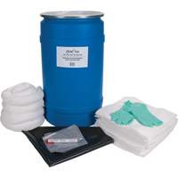 Trousse de lutte contre les d&eacute;versements pour &eacute;tabli, Huile seulement, Baril, Absorbance de 30 gal. US Pathway Supply LP