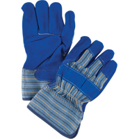 Gants d'ajusteur de premi&egrave;re qualit&eacute; avec coutures en Kevlar, Grand, Paume en Cuir de vache refendu, Doublure en Coton Pathway Supply LP