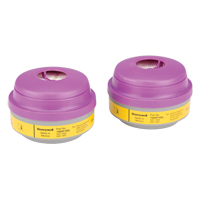 Cartouches pour respirateur s&eacute;rie N de North, Cartouche gaz/vapeur, Vapeurs organiques/Gaz acides/P100 Pathway Supply LP