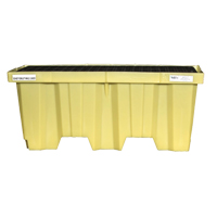 Nestable 2-Drum Poly-Spillpallet Without Drain, 66 US gal. Spill Capacity, 51" x 26" x 21" Pathway Supply LP